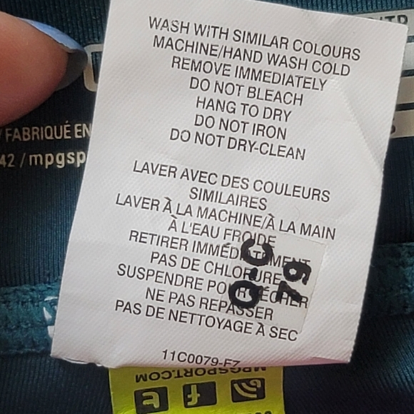 MPG Mid-Waisted Drawcord Legging in Green Size XS - Picture 7 of 11